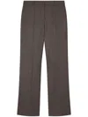Stella Mccartney Low-rise Bootcut Pants In Grey