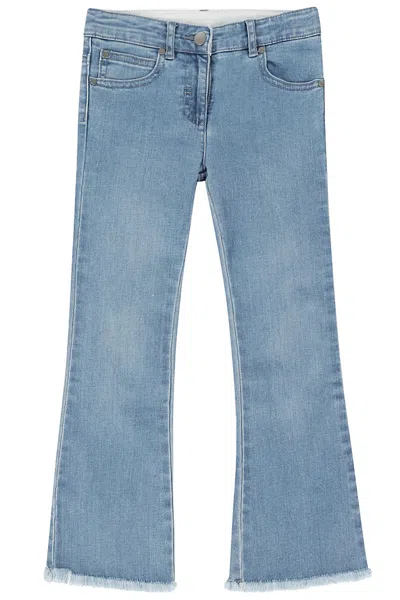 Stella Mccartney Kids' Trousers In Light Blue