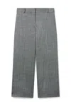 Stella Mccartney Pinstripe Pleated Straight-leg Trousers In Multi
