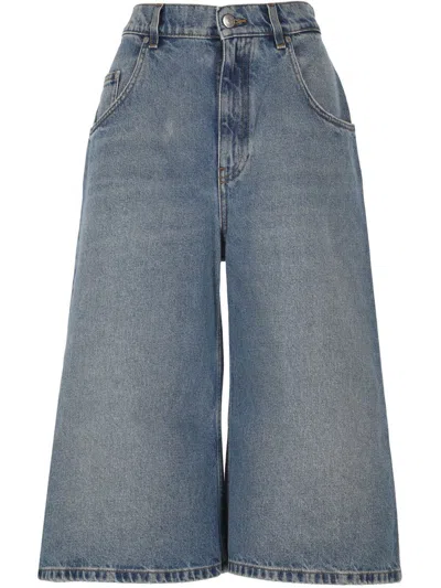 Stella Mccartney Trousers In Vintage Blue