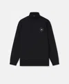Stella Mccartney Truecasuals High-neck Sweatshirt In Black