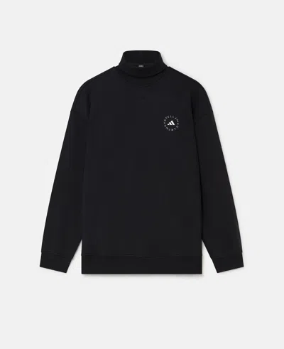 Stella Mccartney Truecasuals High-neck Sweatshirt In Black