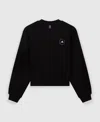 Stella Mccartney Truelife Crewneck Sweatshirt In Black