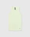 Stella Mccartney Truelife Logo Tank Top In Halo Green