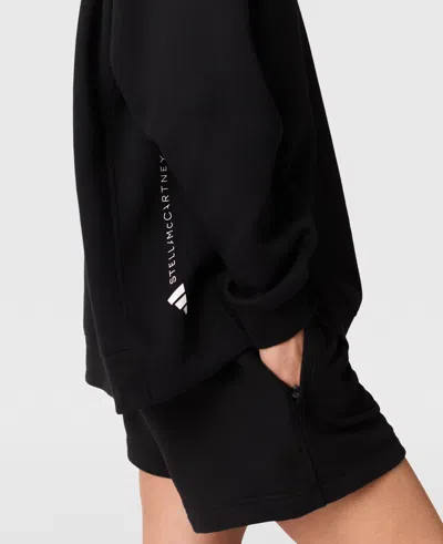 Stella Mccartney Truelife Oversized Sweatshirt In Black