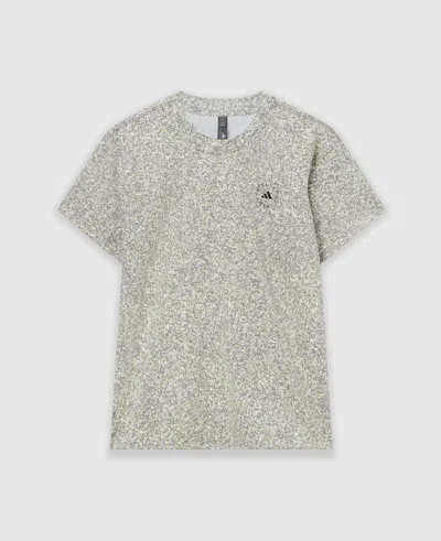 Stella Mccartney Truelife Oversized T-shirt In White/dove Gray/halo Green