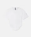 Stella Mccartney Truelife Sportswear Curved Hem T-shirt In White
