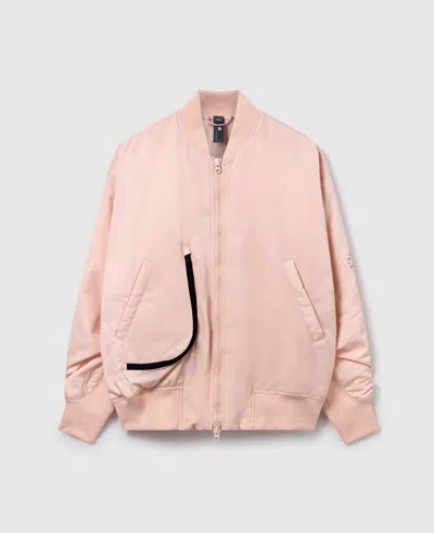 Stella Mccartney Truenature Bomber Jacket In Vapor Pink