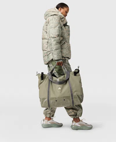 Stella Mccartney Truenature Graphic Print Padded Hooded Jacket In Animal Print