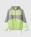 Stella Mccartney Truenature Half-zip Jacket In Bahia Glow Green/dove Gray