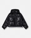 Stella Mccartney Truenature Short Padded Coat In Black
