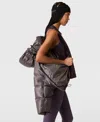 Stella Mccartney Truenature Short Padded Coat In Gray