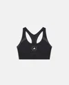 Stella Mccartney Truepurpose Power Impact Medium Support Sports Bra In Black