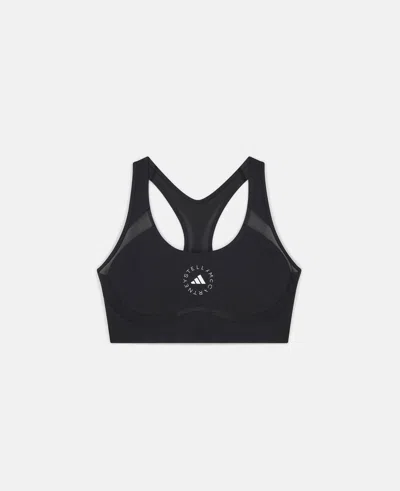 Stella Mccartney Truepurpose Power Impact Medium Support Sports Bra In Black