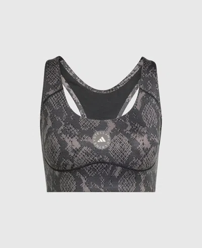 Stella Mccartney Truepurpose Power Impact Snake Print Training Bra