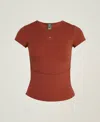 Stella Mccartney Truepurpose Training T-shirt In Orange