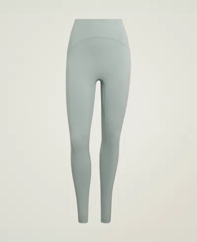 Stella Mccartney Truestrength Ruched Yoga Leggings In Blue