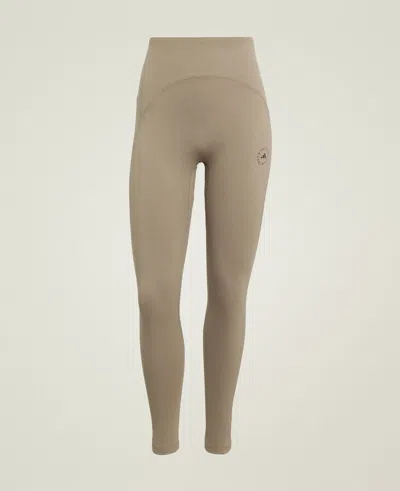 Stella Mccartney Truestrength Ruched Yoga Leggings In Nude