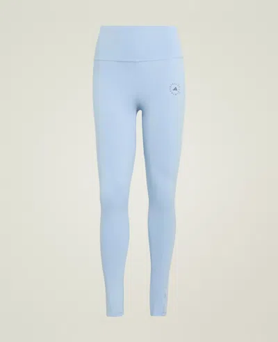 Stella Mccartney Truestrength Yoga 7/8 Leggings In Blue