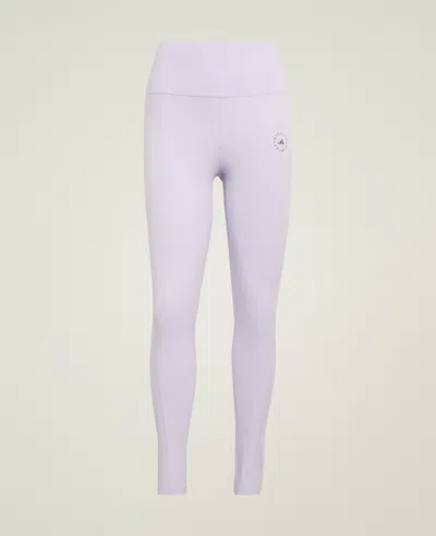 Stella Mccartney Truestrength Yoga 7/8 Leggings In Purple