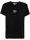 Stella Mccartney Tshirt Con Logo In Black