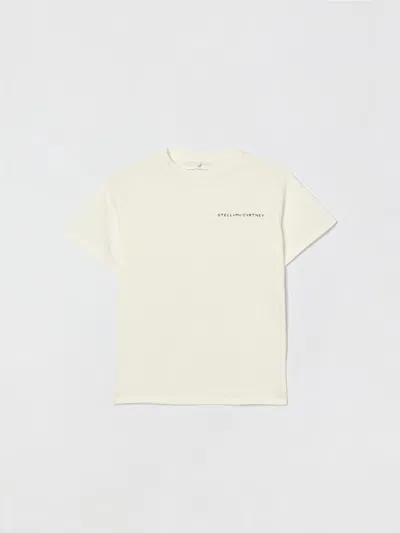 Stella Mccartney Tシャツ  Kids ボーイ カラー アイボリー In White