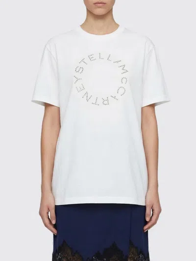 Stella Mccartney T-shirt  Woman Color White In Multi