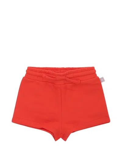 Stella Mccartney Babies' Tulip-print Shorts In Red