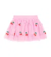 Stella Mccartney Tulle Cherry Skirt In Pink
