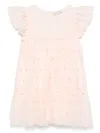 Stella Mccartney Woven Dress In Pink