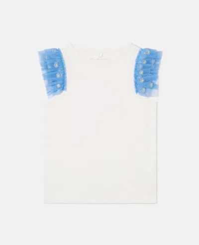 Stella Mccartney Tulle-trim Sleeveless Top In Multi