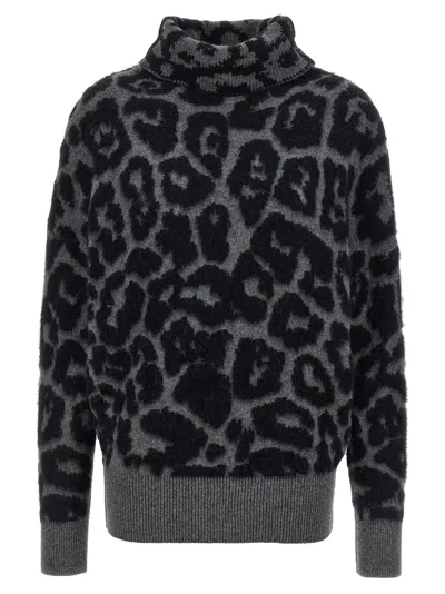 Stella Mccartney Turtle-neck Sweater Sweaters And Cardigans Gray