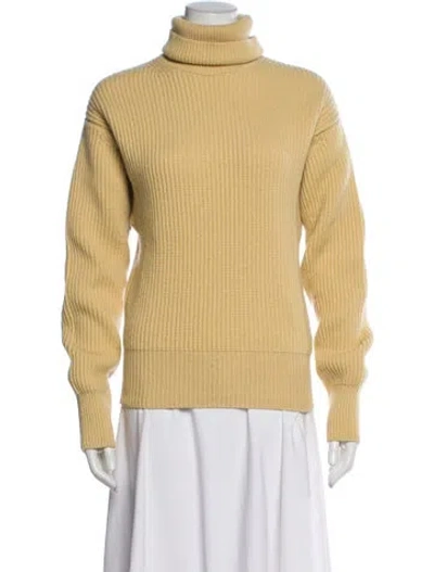 Pre-owned Stella Mccartney Turtleneck Sweater In Green