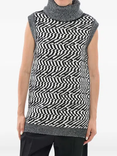 Stella Mccartney Turtleneck Vest In Multi