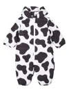 Stella Mccartney Baby Printed Snowsuit In Black