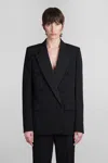 Stella Mccartney Tuxedo Double-breasted Blazer In Black