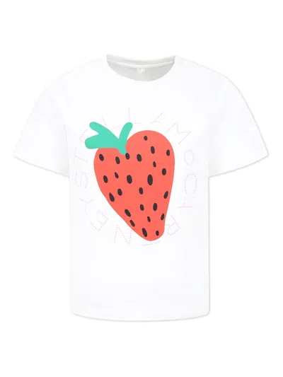 STELLA MCCARTNEY T-SHIRT,TW8B21.Z0434 101 IVORY