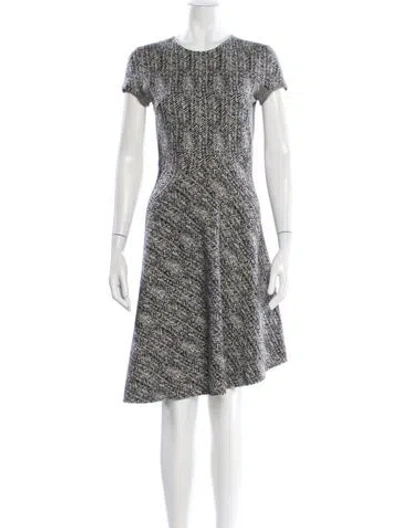 Pre-owned Stella Mccartney Tweed Pattern Knee-length Dress In Multi