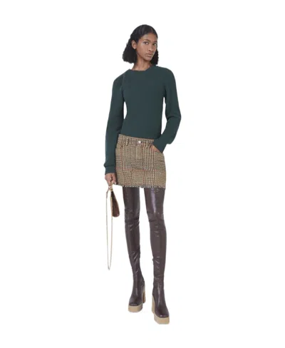 Stella Mccartney Twist Detailed Knitted Jumper In Multicolor