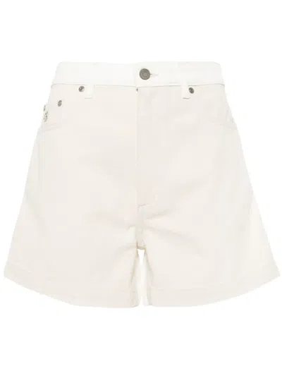 STELLA MCCARTNEY TWO-TONE DENIM SHORTS