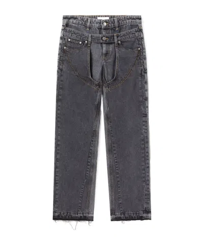 Stella Mccartney Double Waistband Chap Jeans