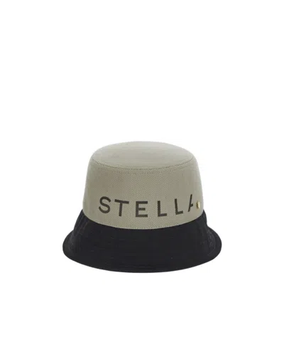 Stella Mccartney Two-toned Bucket Hat In Black