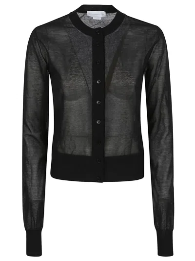 Stella Mccartney Ultra-lightweight Black Knit Cardigan