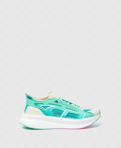 Stella Mccartney Ultraboost Running Sneakers In Mint Rush/white/sand