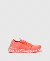 Stella Mccartney Ultraboost Running Sneakers In Turbo Pink/white