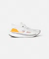 Stella Mccartney Ultraboost Running Sneakers In White/semi-solar Slime/yellow