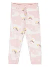 Stella Mccartney Unicorn-print Cotton Track Pants In Pink