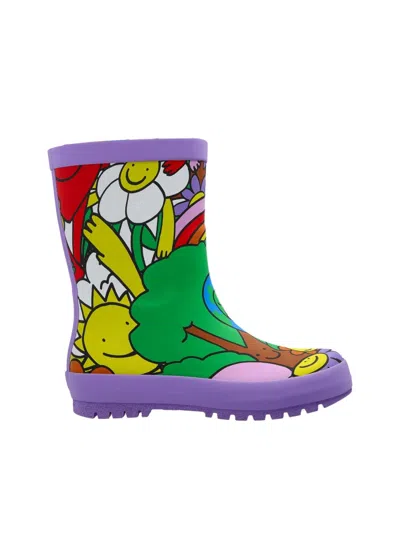 Stella Mccartney Unisex Mini Boots For Kids In Multicolour