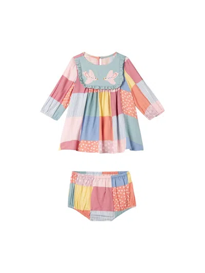Stella Mccartney Unisex Mini Dress Set With Shorts In Multicolour