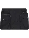 Stella Mccartney Utilitarian Mini Skirt In Black